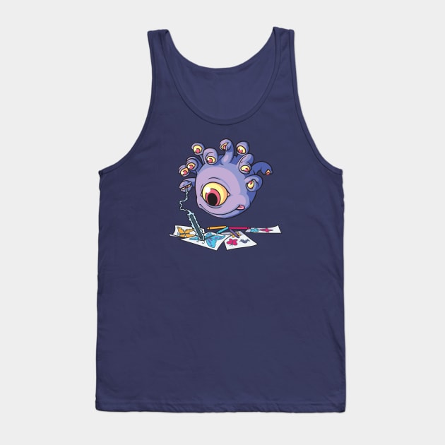 Beauty Is in the Eyes of the Monster Tank Top by GiveNoFox